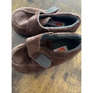 Vintage McKids Brown ActionFlex Suede Toddler Loafers Size 6 Unworn Storage Wear